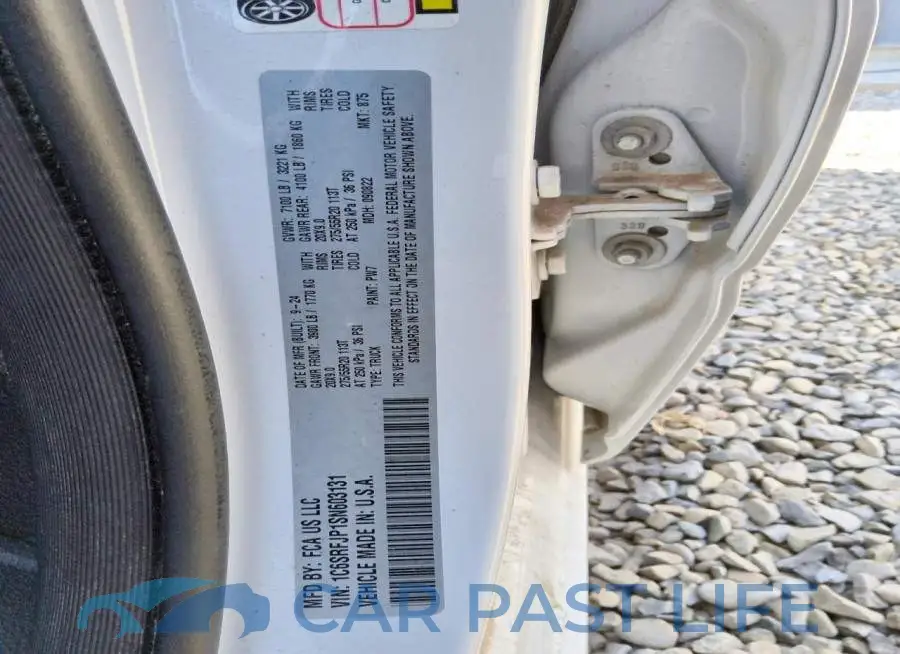 1C6SRFJP1SN603131# 12