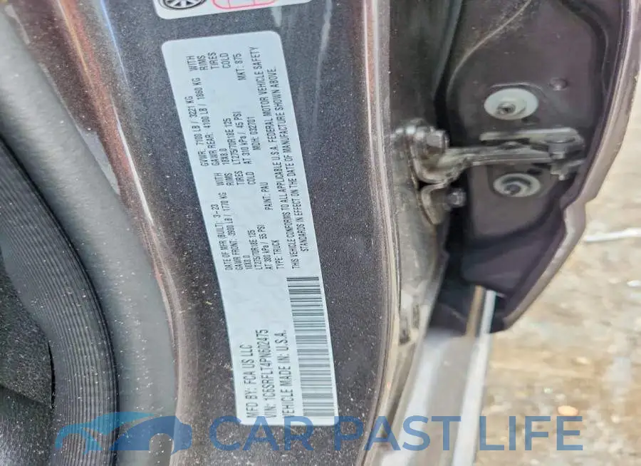 1C6SRFLT4PN602475# 12