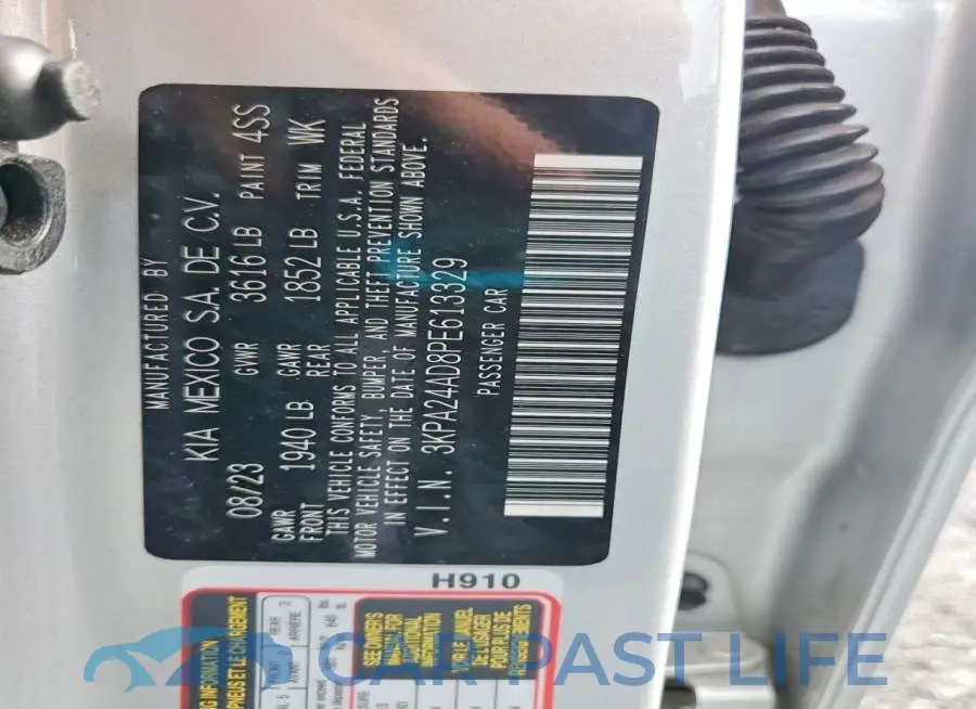 3KPA24AD8PE613329# 12