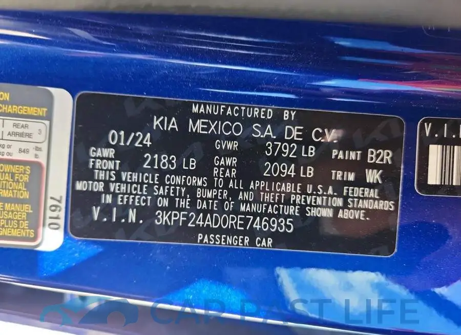 3KPF24AD0RE746935# 13