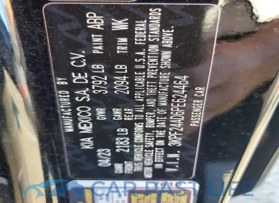 3KPF24AD6PE624464# 12