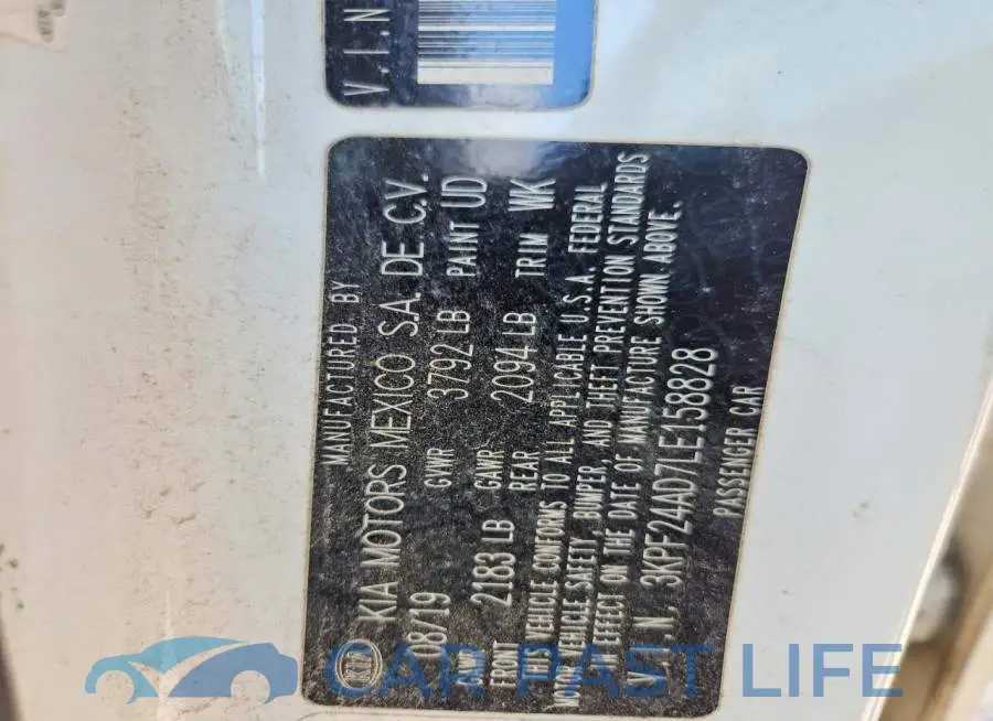 3KPF24AD7LE158828# 13