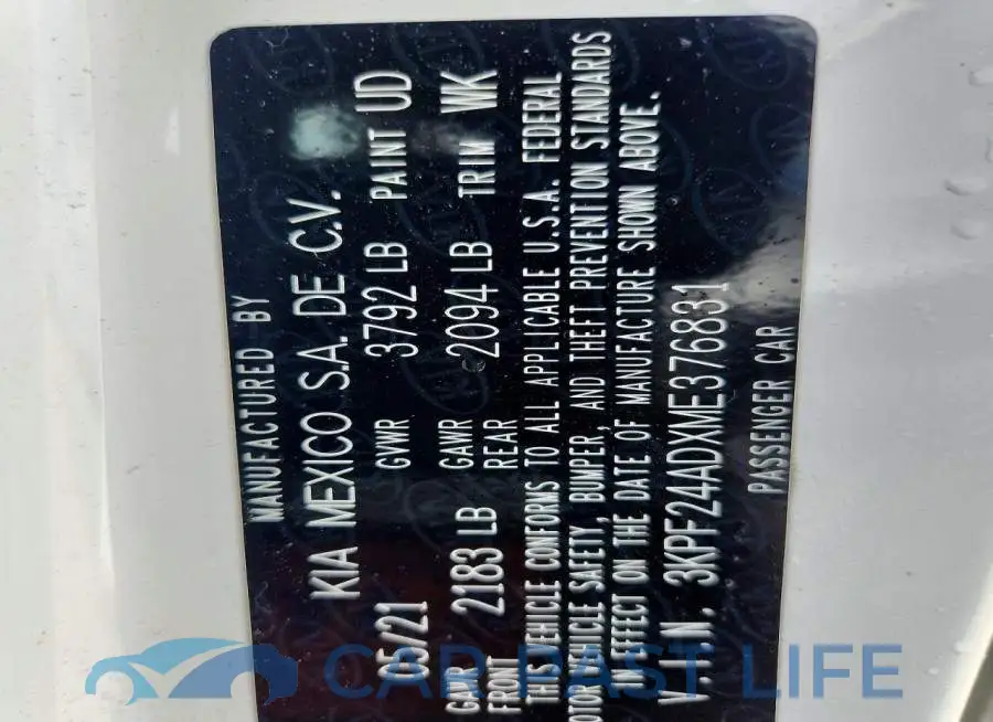3KPF24ADXME376831# 12