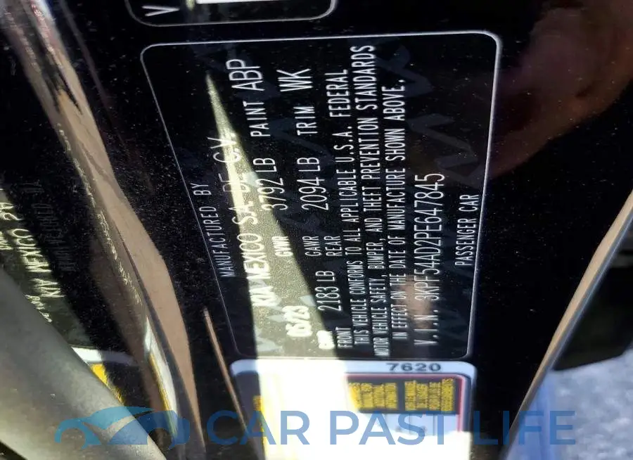3KPF54AD2PE647845# 12