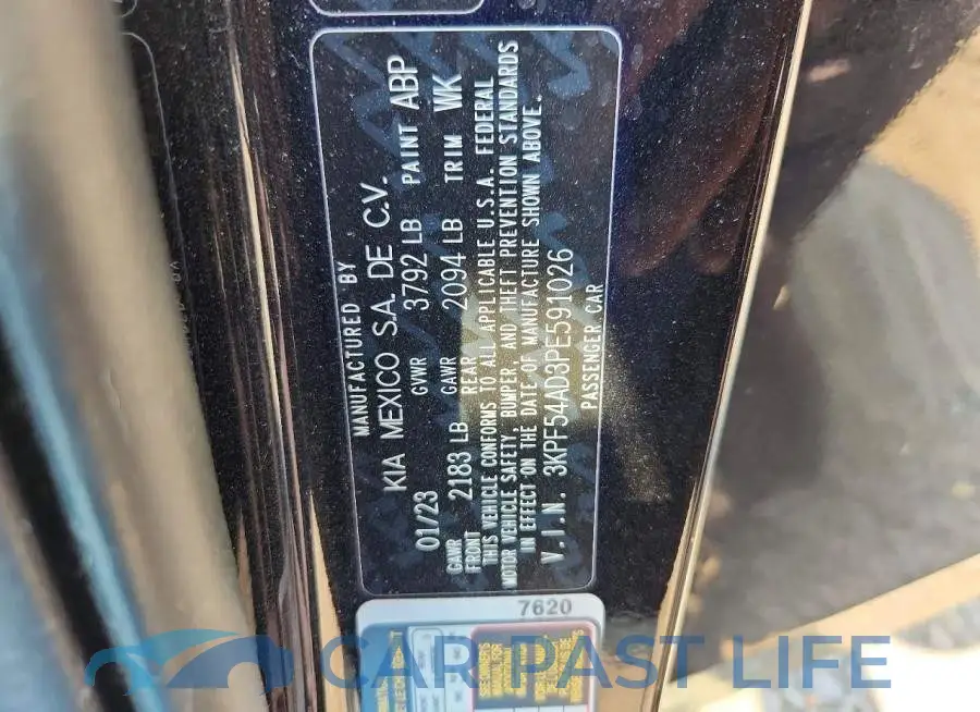 3KPF54AD3PE591026# 12