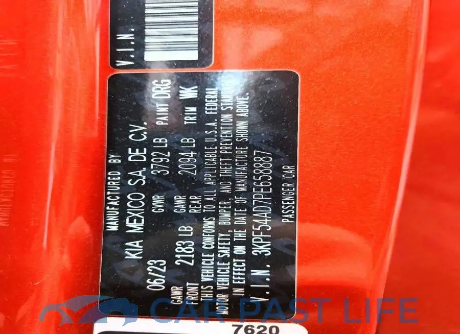 3KPF54AD7PE658887# 12