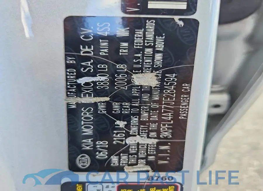 3KPFL4A77JE284594# 12