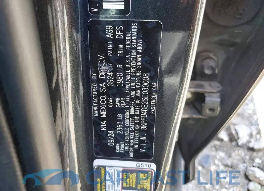 3KPFU4DE2SE030008# 12