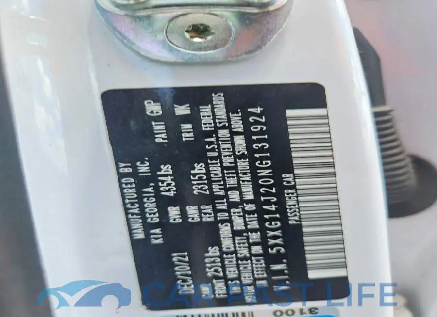 5XXG14J20NG131924# 12