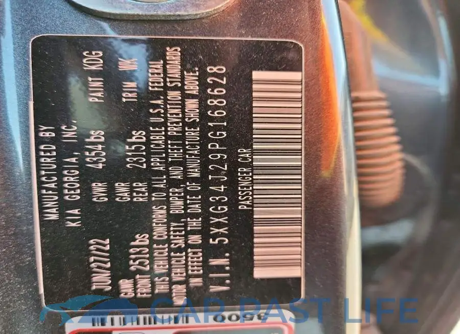 5XXG34J29PG168628# 13