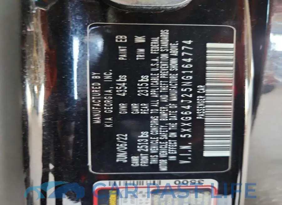 5XXG64J25NG164774# 13
