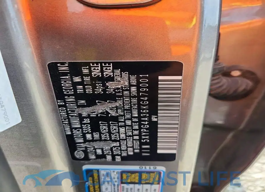 5XYPG4A36KG479001# 13
