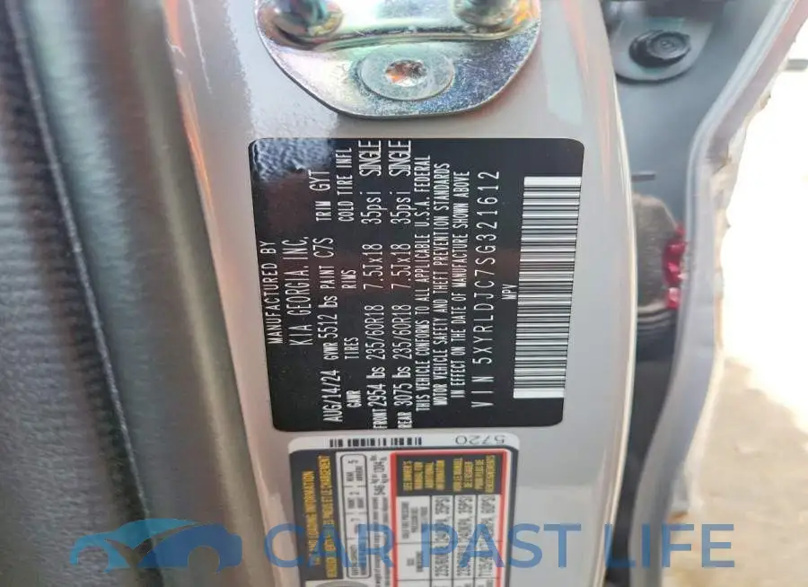 5XYRLDJC7SG321612# 13