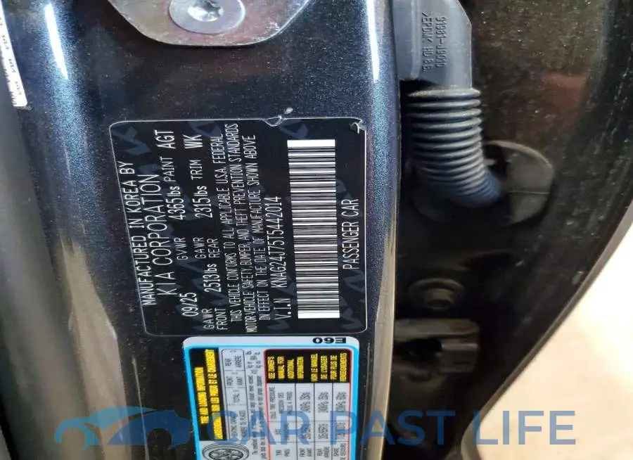 KNAG24J75T5442014# 12