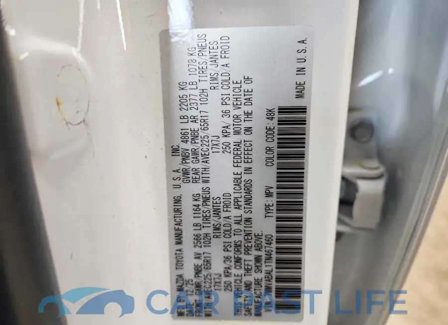 7MMVABAL1TN467460# 13
