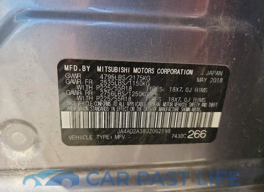 JA4AD2A38JZ062198# 13