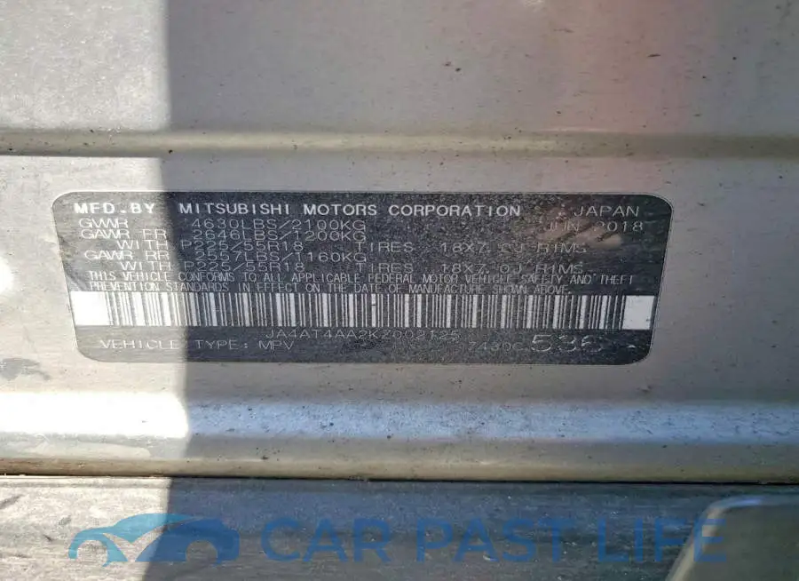 JA4AT4AA2KZ002125# 13