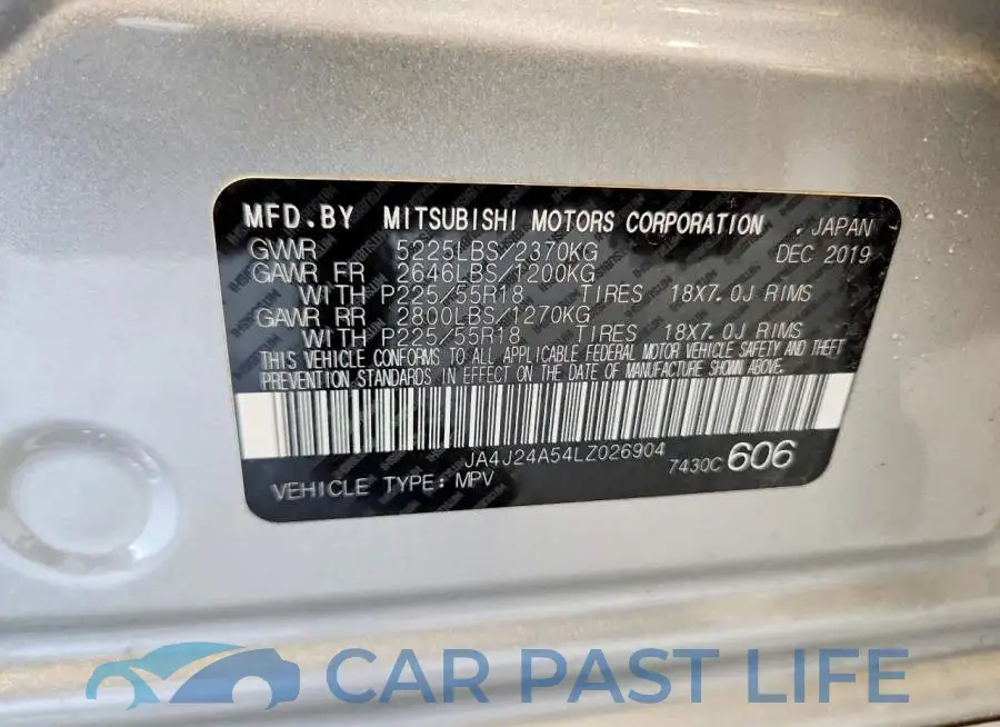JA4J24A54LZ026904# 13