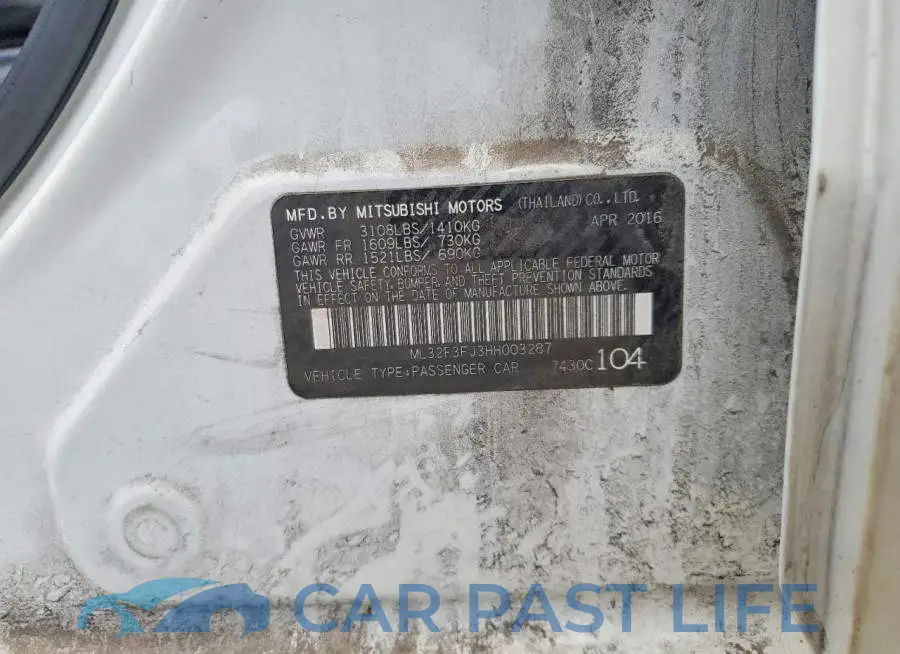 ML32F3FJ3HH003287# 12