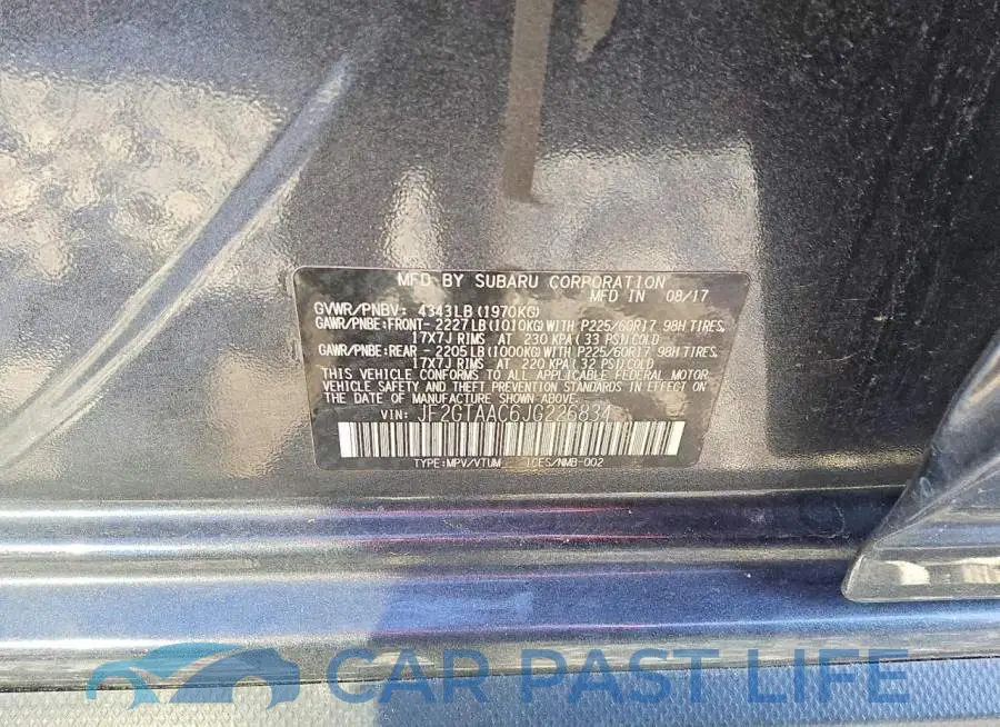 JF2GTAAC6JG226834# 13