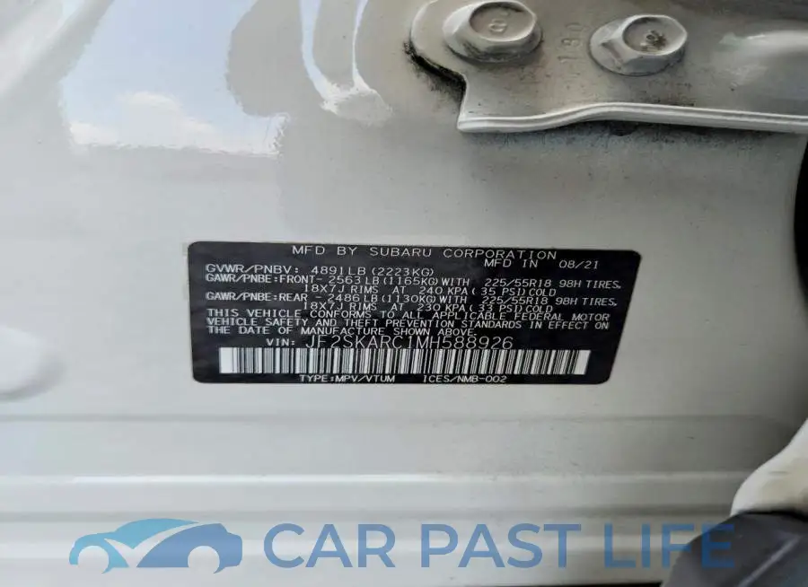 JF2SKARC1MH588926# 13