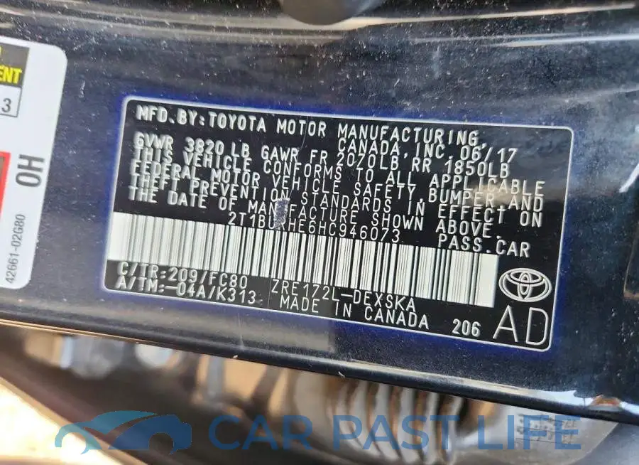 2T1BURHE6HC946073# 13