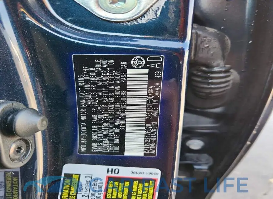 2T1BURHE6HC950298# 12