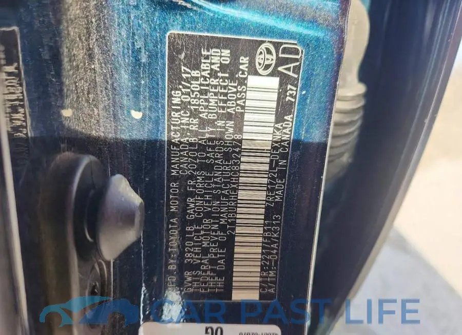2T1BURHEXHC832478# 13