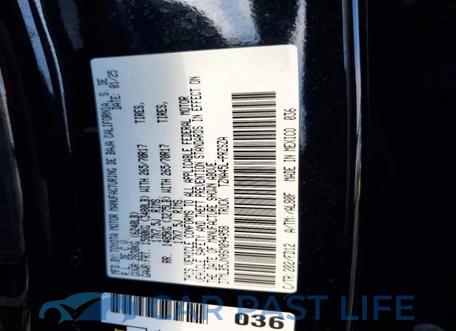 3TMLB5JN9SM094958# 13