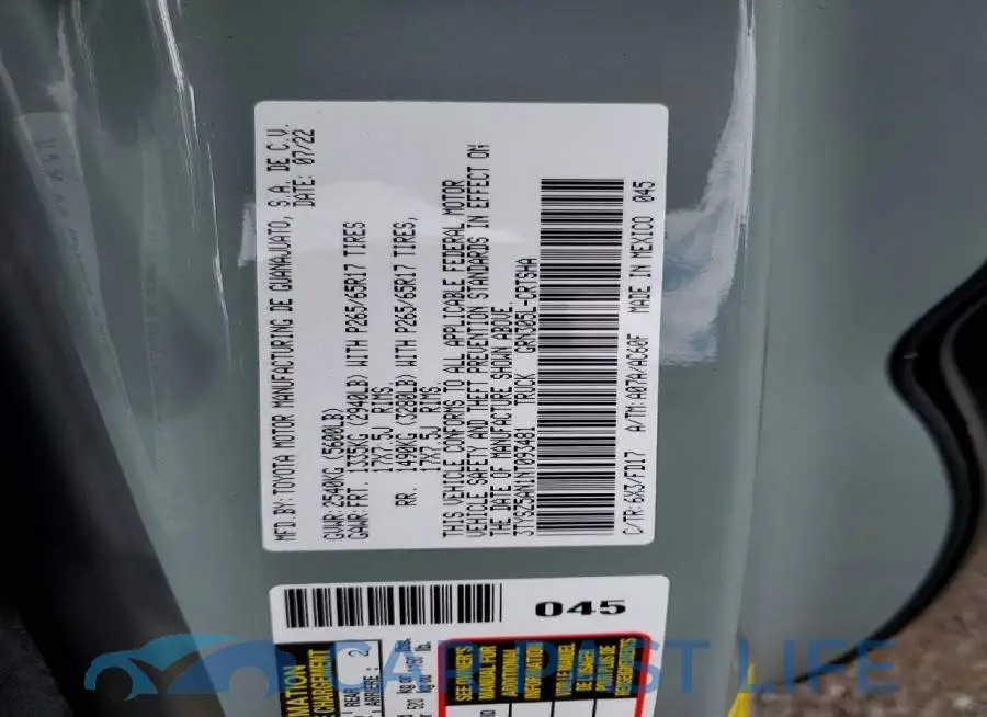 3TYSZ5AN1NT093481# 13