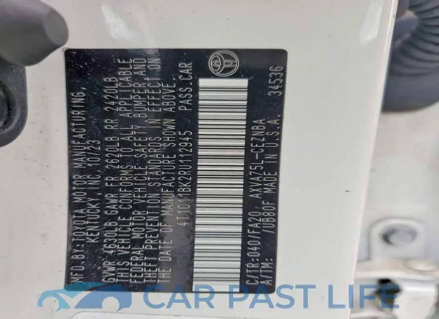 4T1C11BK2RU112945# 12