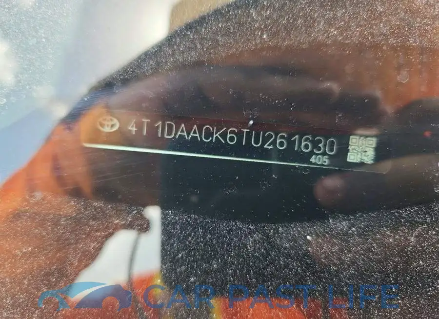 4T1DAACK6TU261630# 12