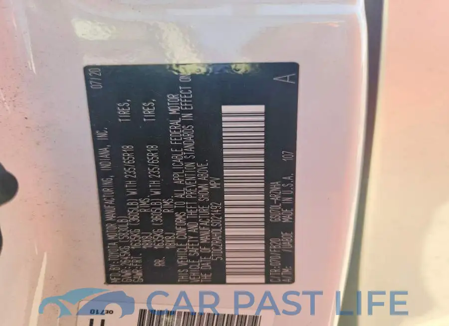 5TDCZRAH0LS021492# 14
