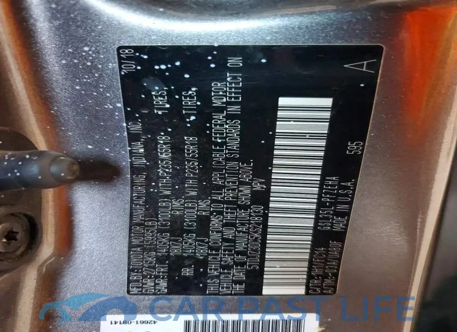 5TDJZ3DC5KS218130# 14