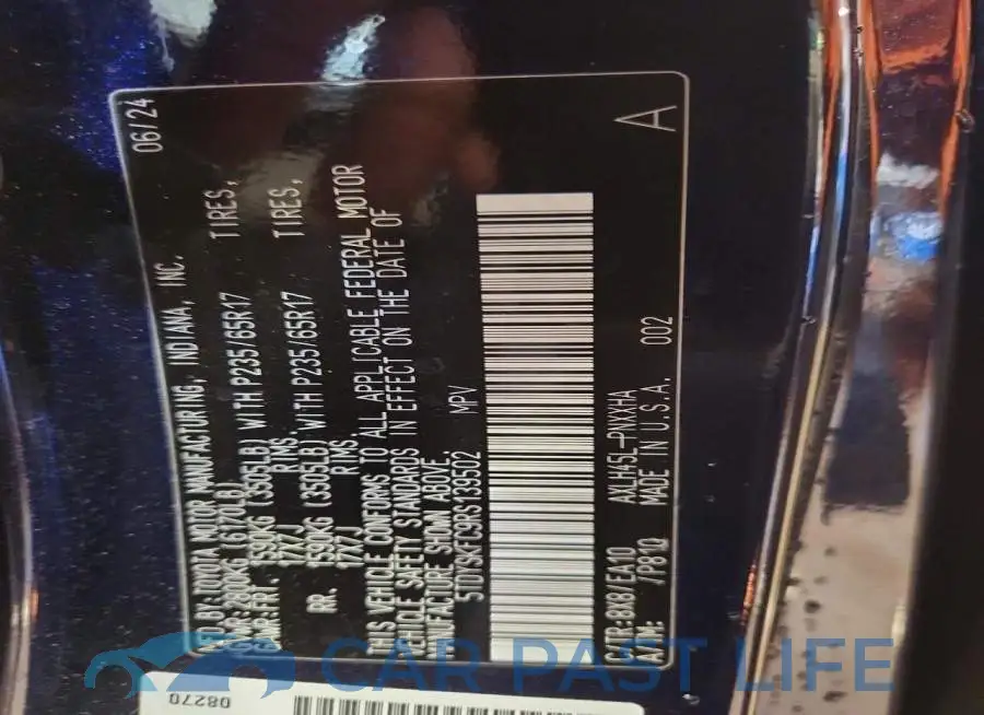 5TDYSKFC9RS139502# 13