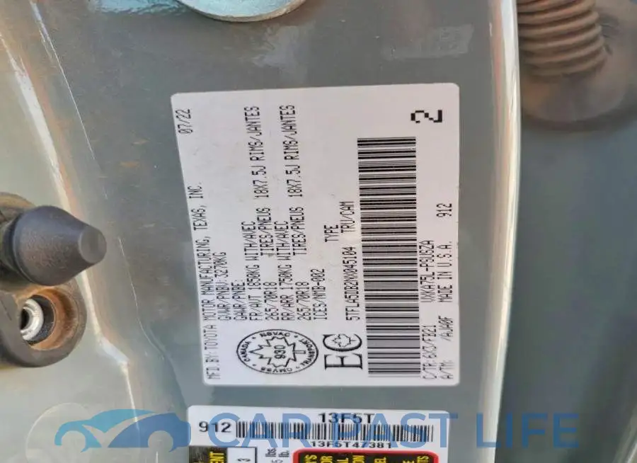 5TFLA5DB2NX045104# 13