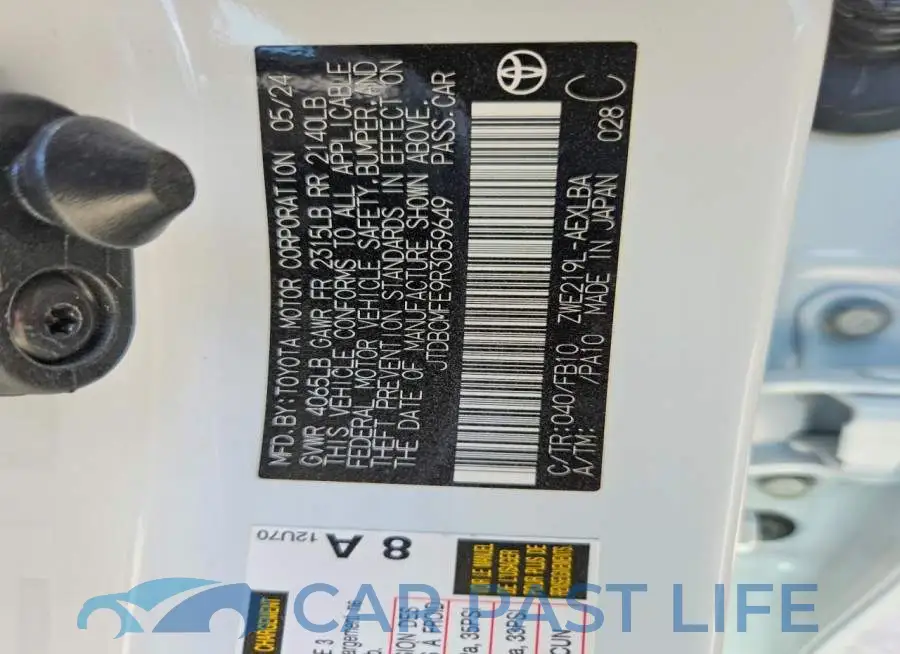 JTDBCMFE9R3059649# 12