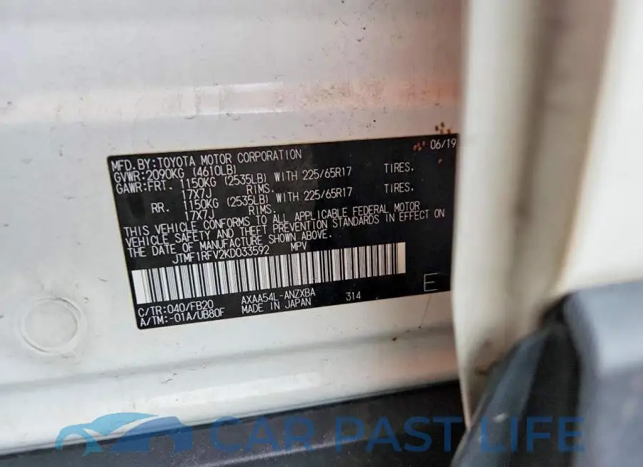 JTMF1RFV2KD033592# 13