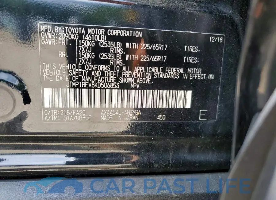 JTMP1RFV8KD506853# 14