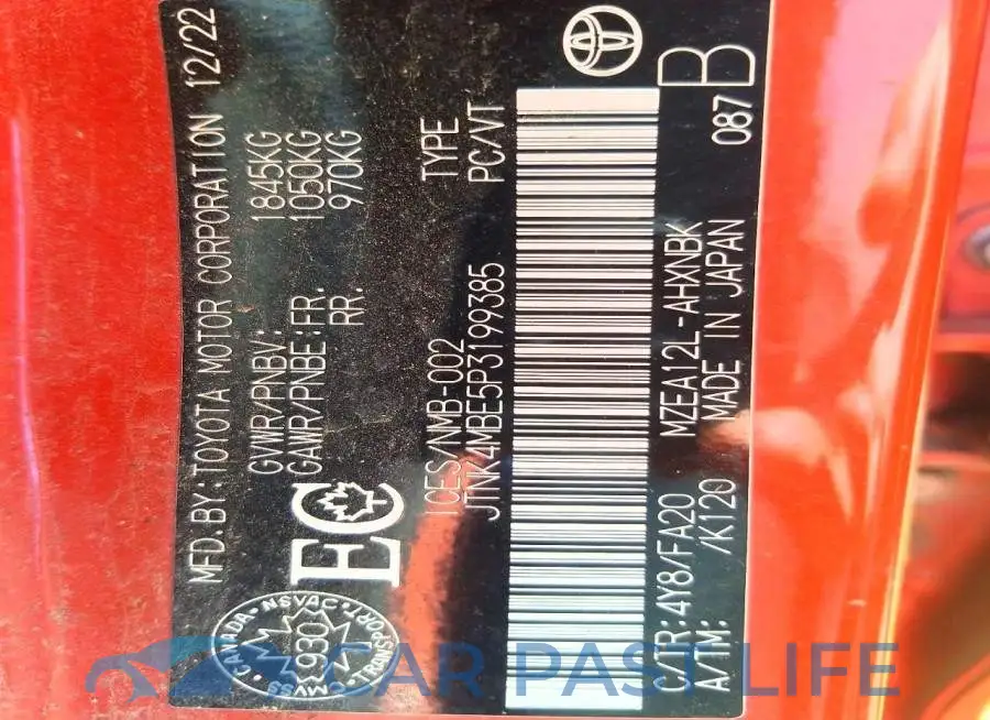 JTNK4MBE5P3199385# 12