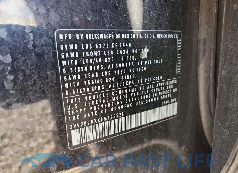 3VV2B7AXXLM178525# 14