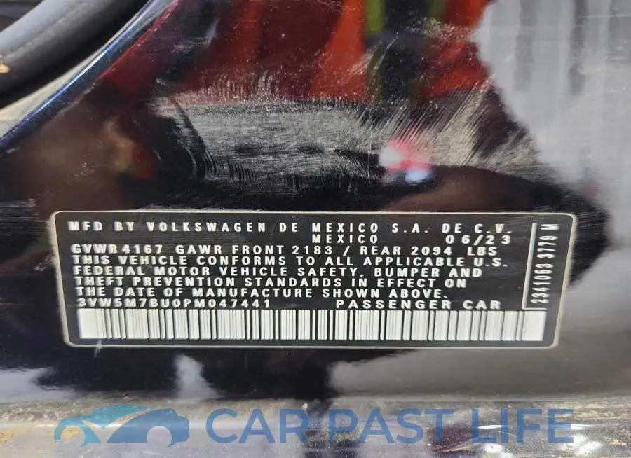 3VW5M7BU0PM047441# 12