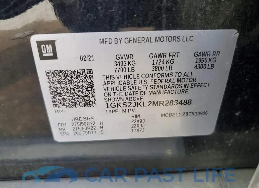 1GKS2JKL2MR283488# 14