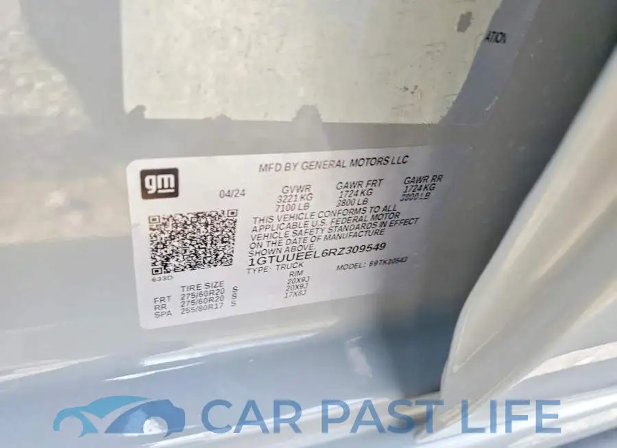 1GTUUEEL6RZ309549# 12