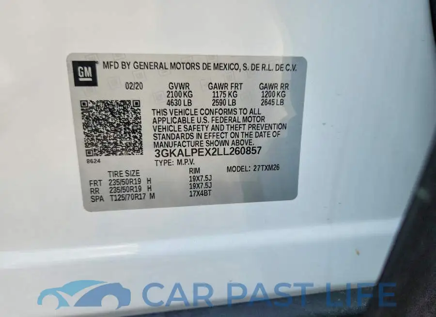 3GKALPEX2LL260857# 13