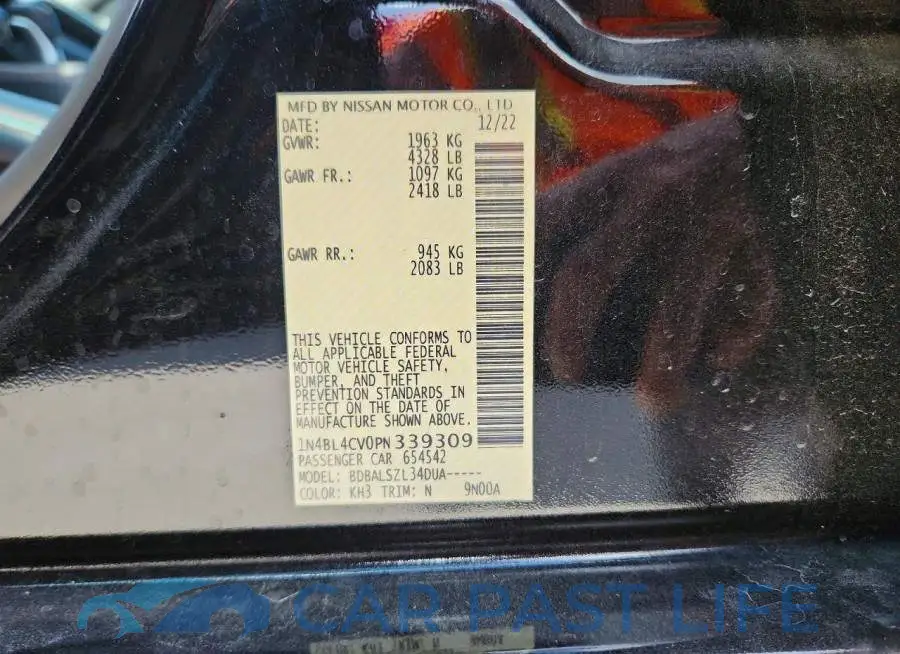 1N4BL4CV0PN339309# 12