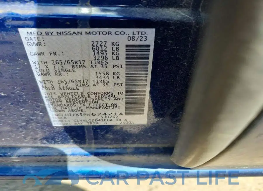 1N6ED1EK5PN674214# 13