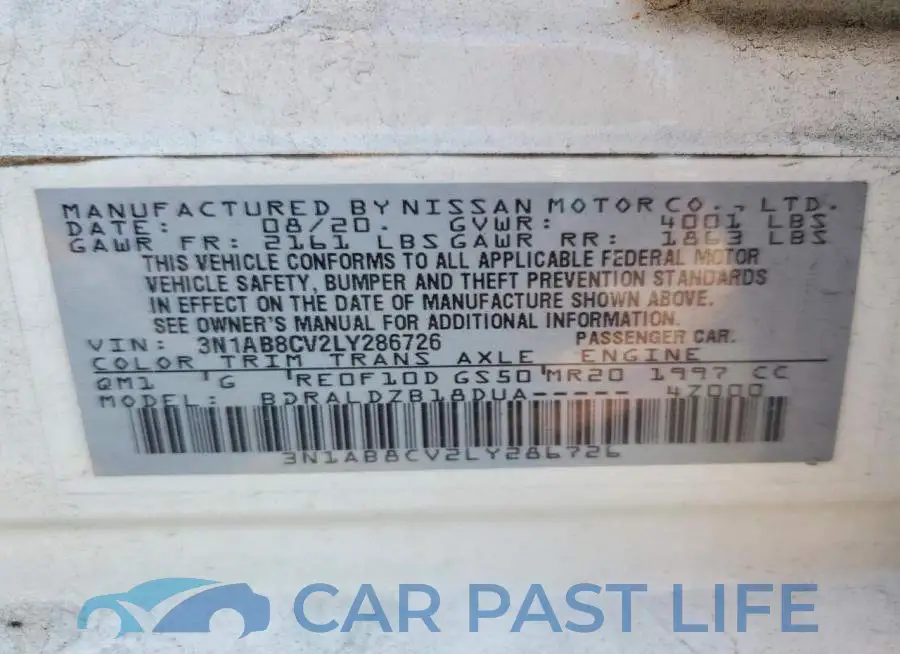 3N1AB8CV2LY286726# 13