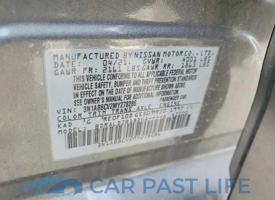 3N1AB8CV2MY278286# 13