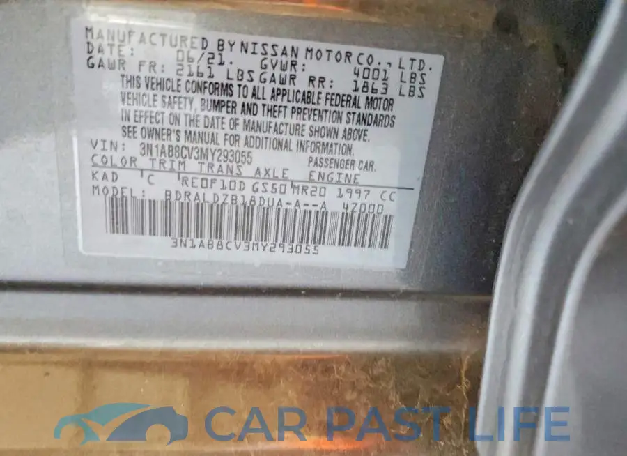 3N1AB8CV3MY293055# 12